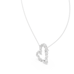 Gold Pendant GPD-0008, White Gold, view 2