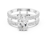 Gold Ring DDLR-1060, White Gold, view 4