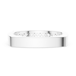 14K Solid Gold Lab Diamond Solitaire Ring, White Gold, view 3