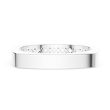 14K Solid Gold Lab Diamond Solitaire Ring, White Gold, view 3