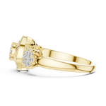 Gold Ring 19-120022L, Yellow Gold, view 3