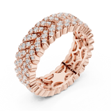 Gold Ring DDLR-315, Rose Gold, view 2