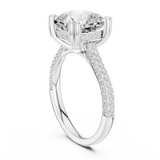 Gold Ring DDLR-953, White Gold, view 1