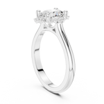 Gold Ring DDLR-336, White Gold, view 1