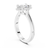 Gold Ring DDLR-336, White Gold, view 1