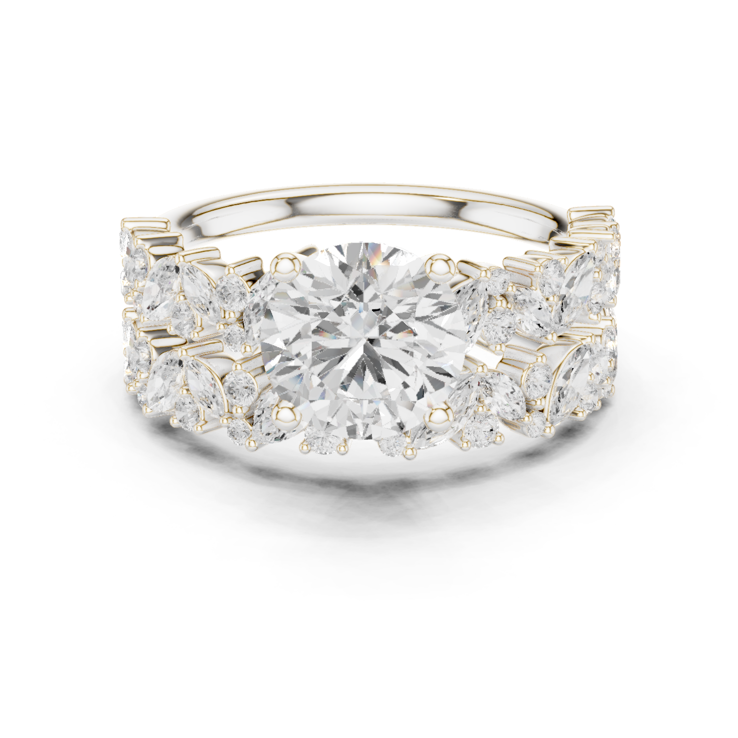 Gold Ring DDLR-939, White Gold