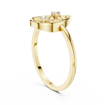 Gold Ring DR-6256, Yellow Gold