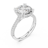 Gold Ring DDLR-960, White Gold, view 2