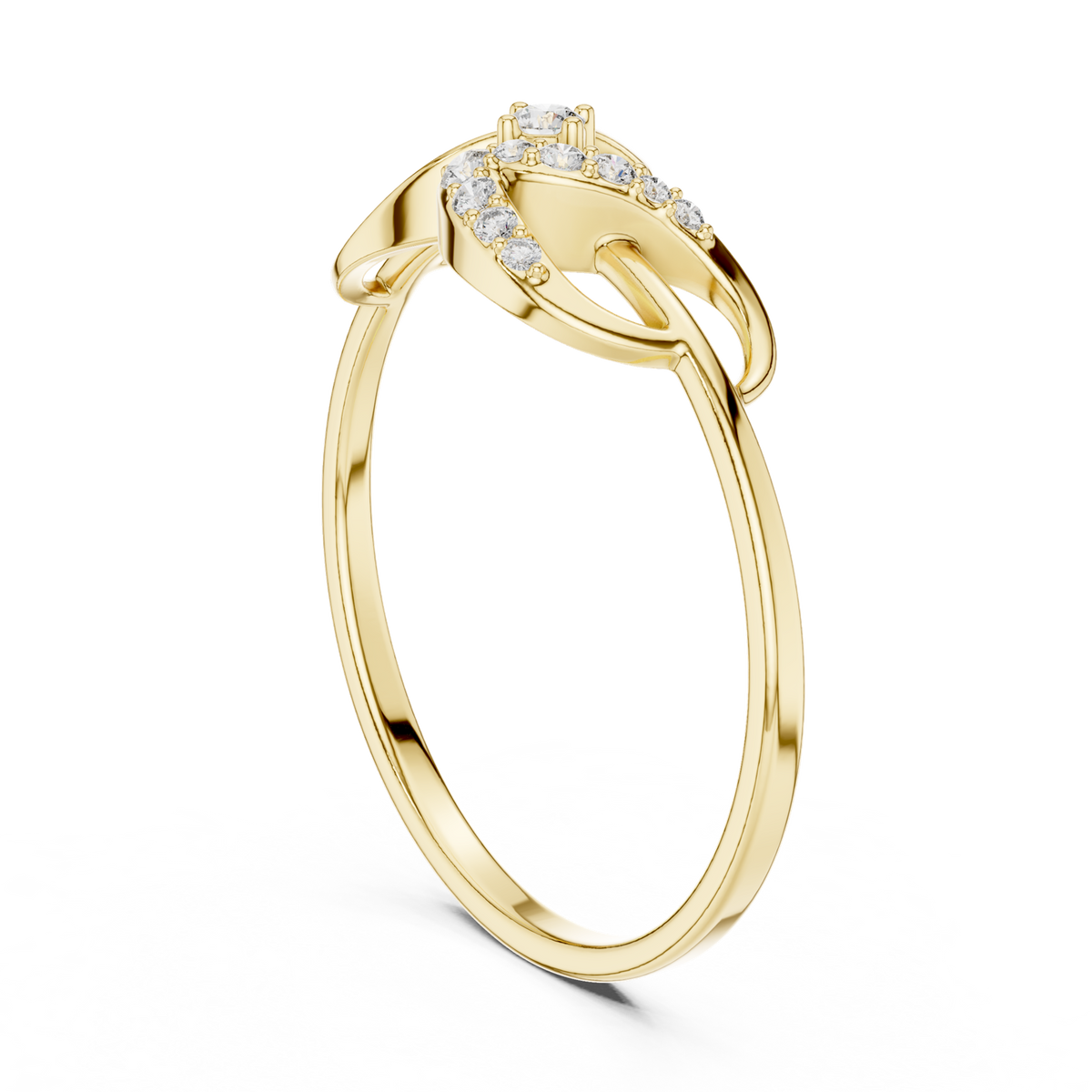 Gold Ring 1 (144), Yellow Gold, view 1