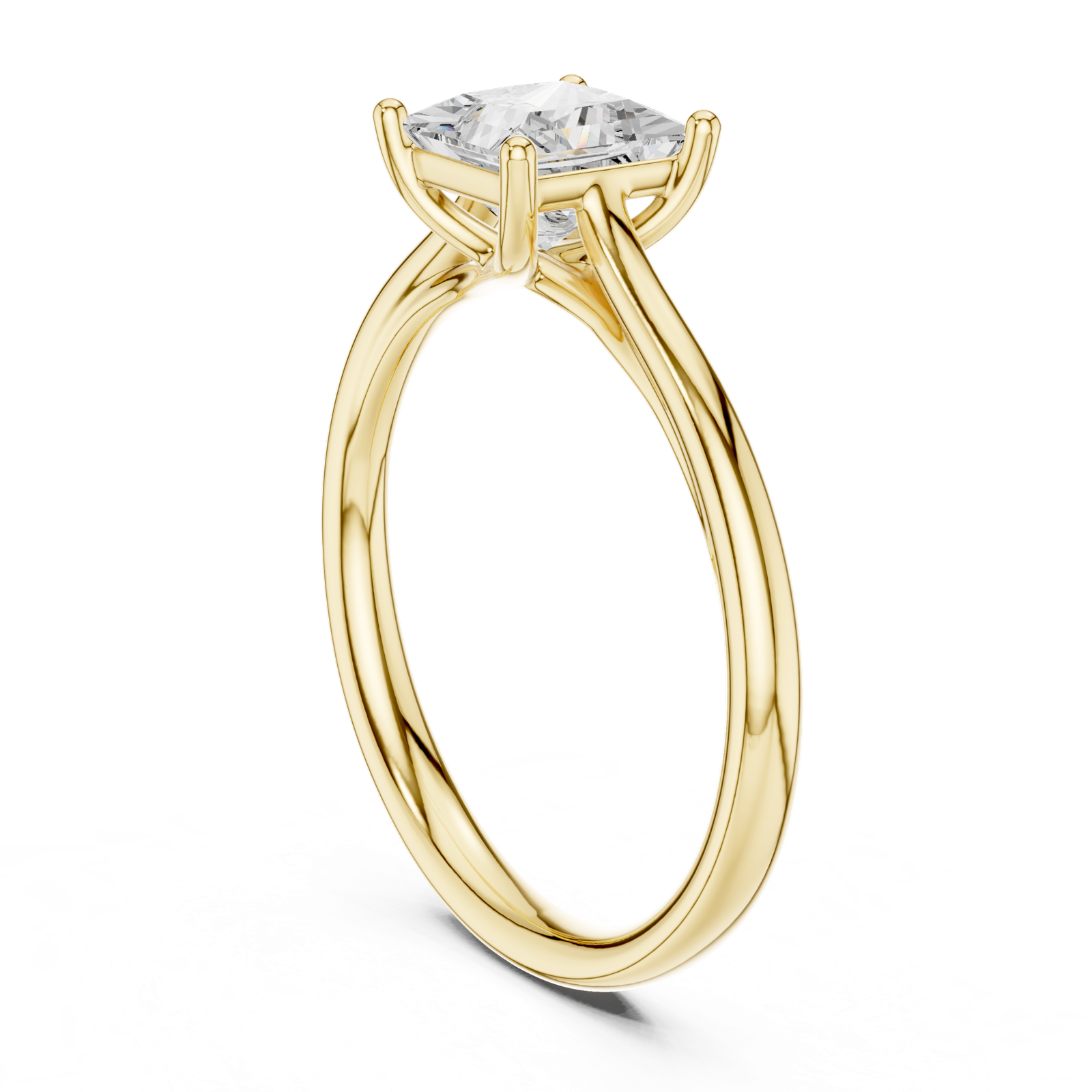 Gold Ring DDLR-800, Yellow Gold, view 1
