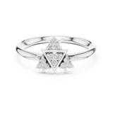 Gold Ring 1 (432), White Gold, view 4