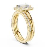 Gold Ring DDLR-303, Yellow Gold, view 1