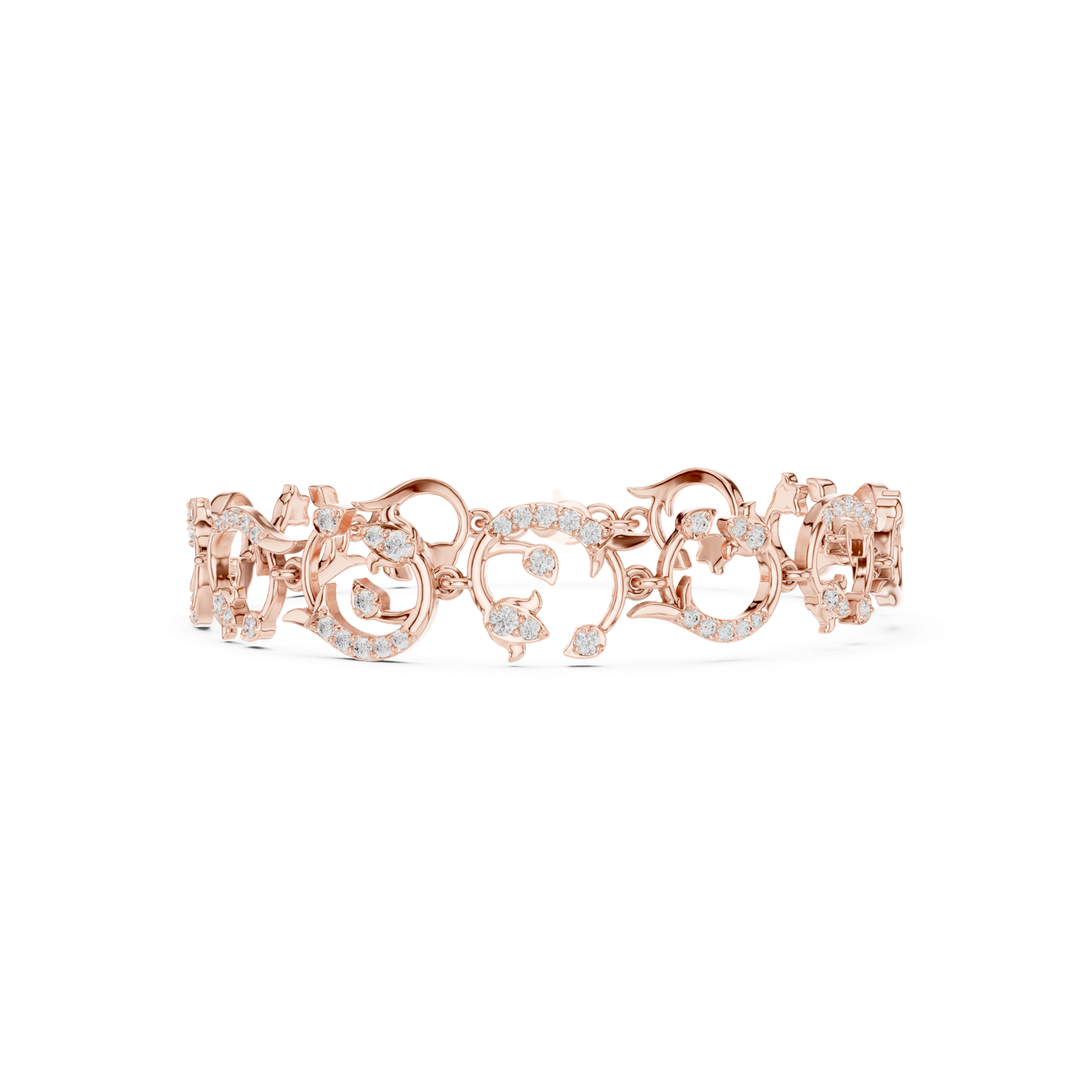 Gold Bracelet SBWB (9), Rose Gold, view 4