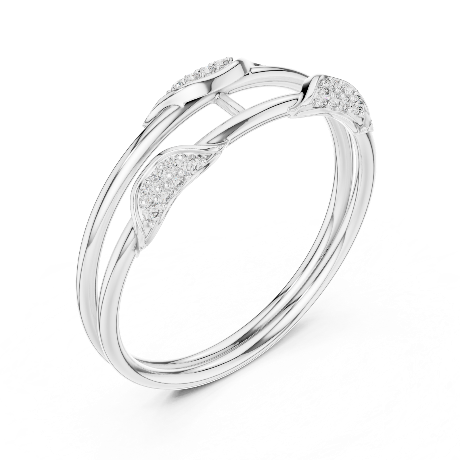 Gold Ring 1 (204), White Gold, view 2