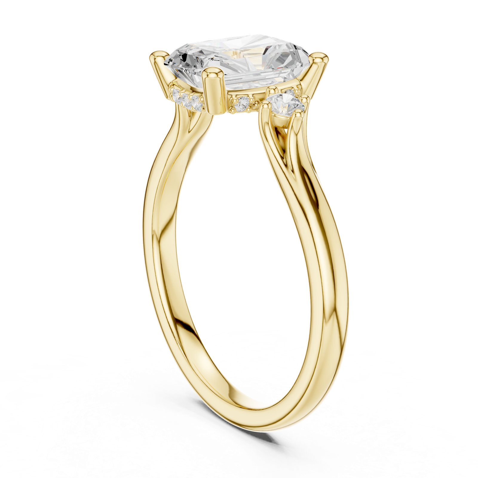 Gold Ring DDLR-974, Yellow Gold