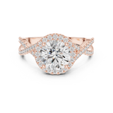 Gold Ring DDLR-152, Rose Gold, view 4