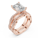 Gold Ring DDLR-300, Rose Gold, view 2