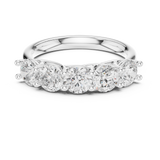 Gold Ring DDLR-719, White Gold, view 4