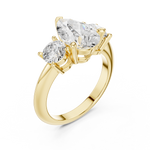 Gold Ring DDLR-903, Yellow Gold, view 2