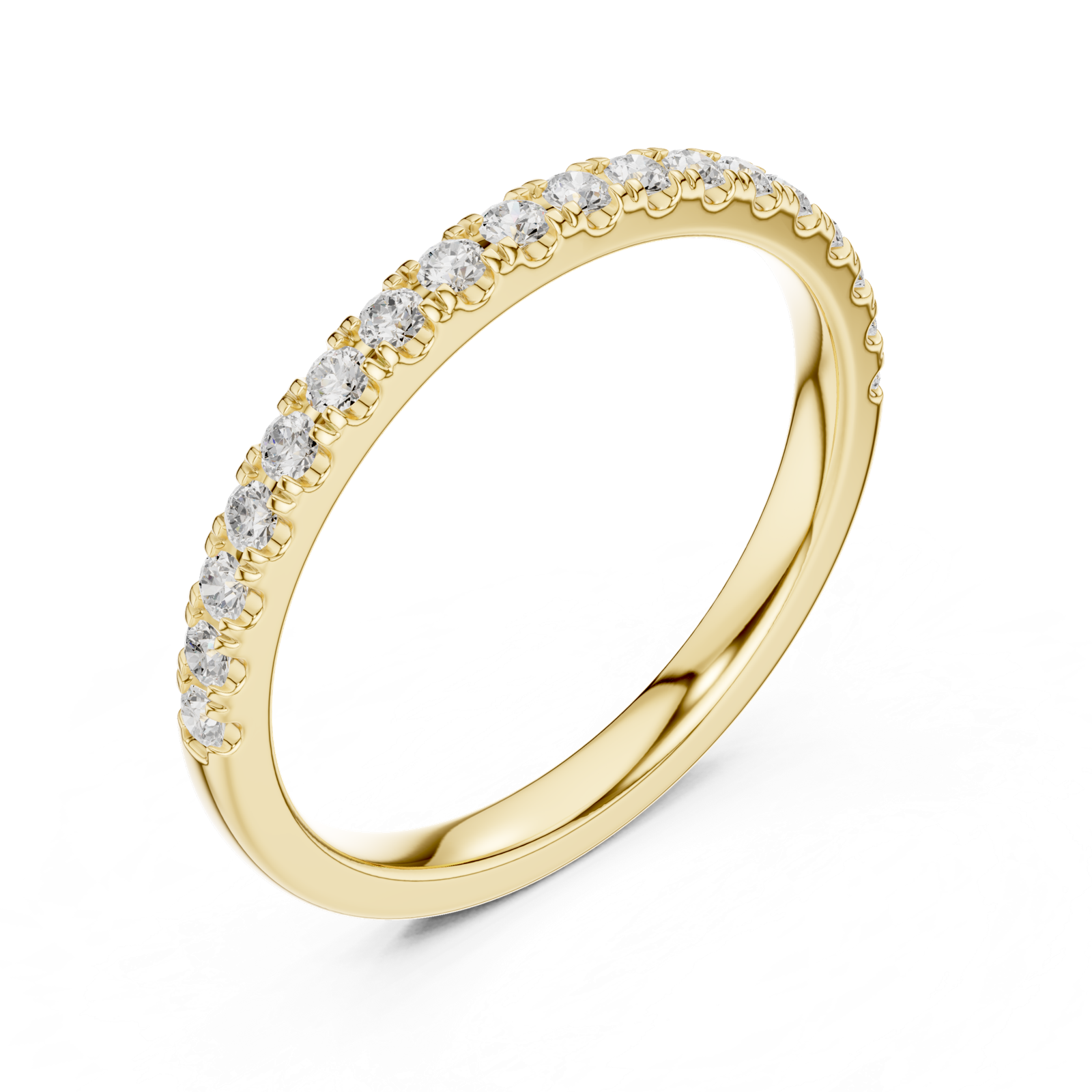 Gold Ring DDLR-789, Yellow Gold, view 2