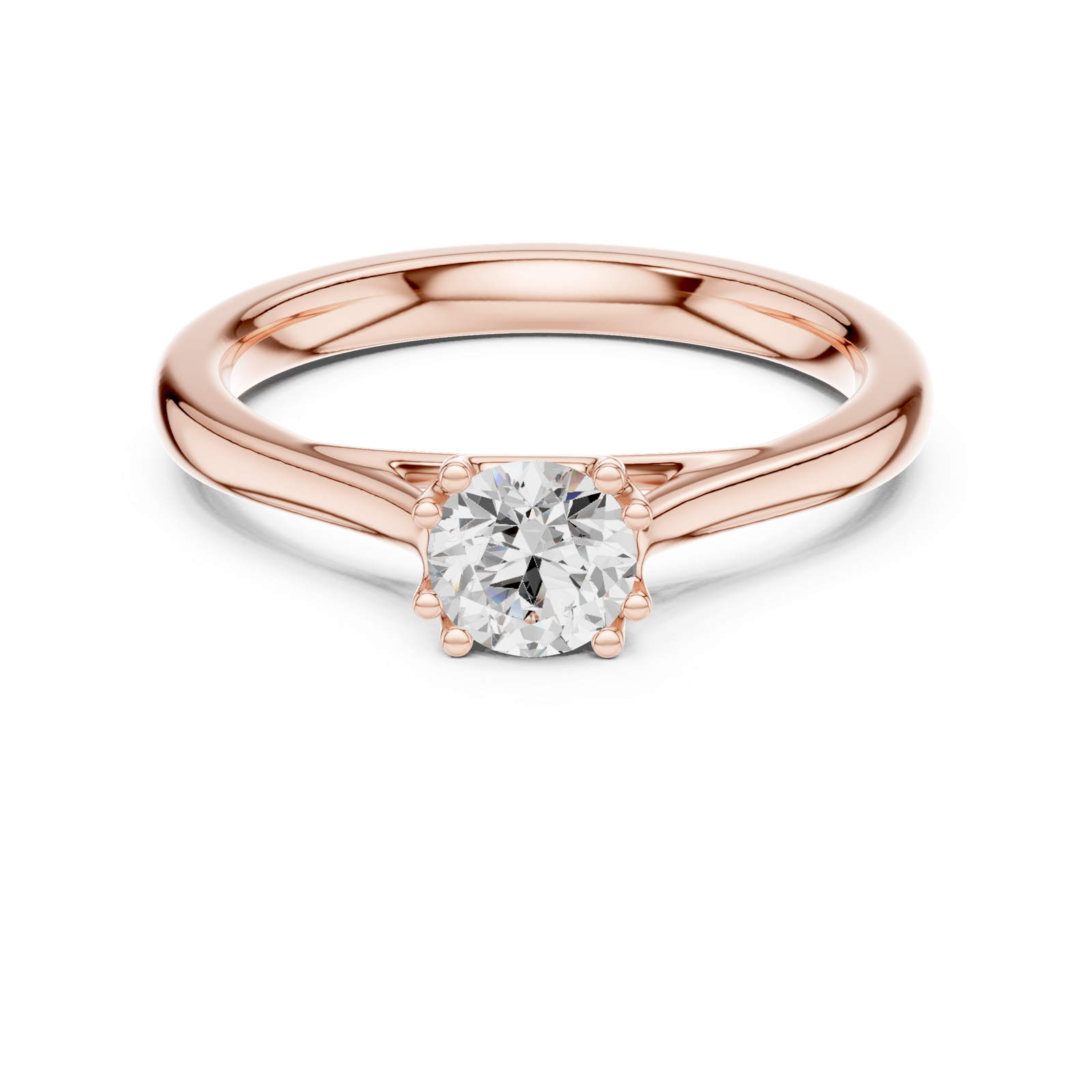 Gold Ring DDLR-551, Rose Gold