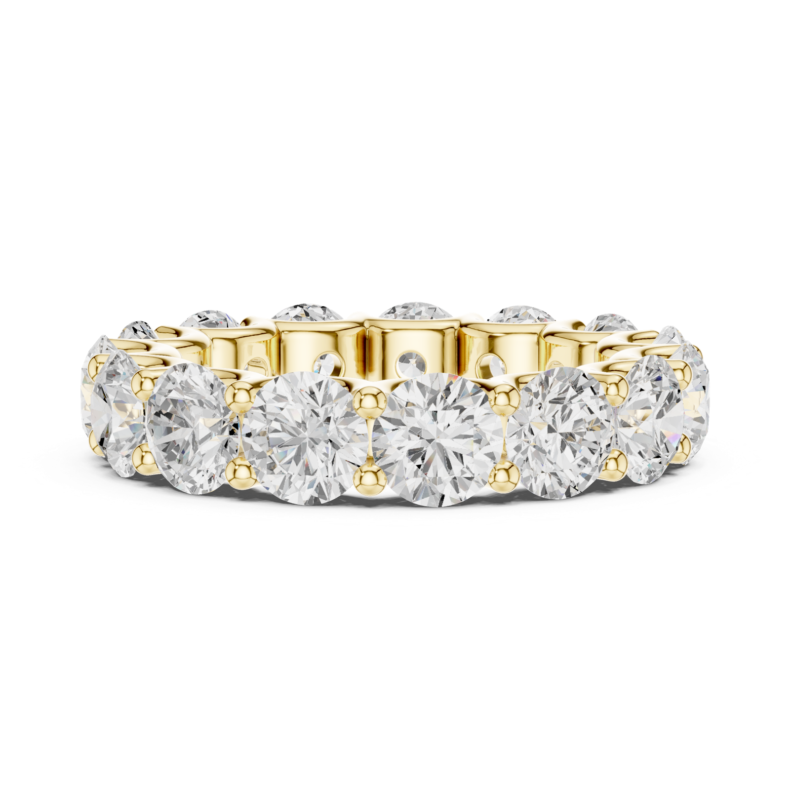 Gold Ring DDLR-661, Yellow Gold, view 3