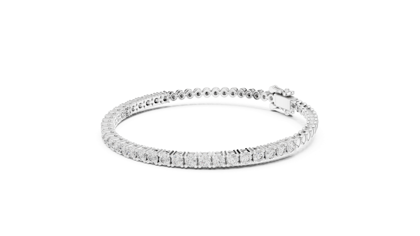 Gold Bracelet FBR0095-2.5-3, White Gold, view 1