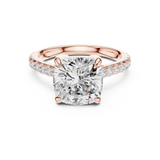 Gold Ring DDLR-1023, Rose Gold