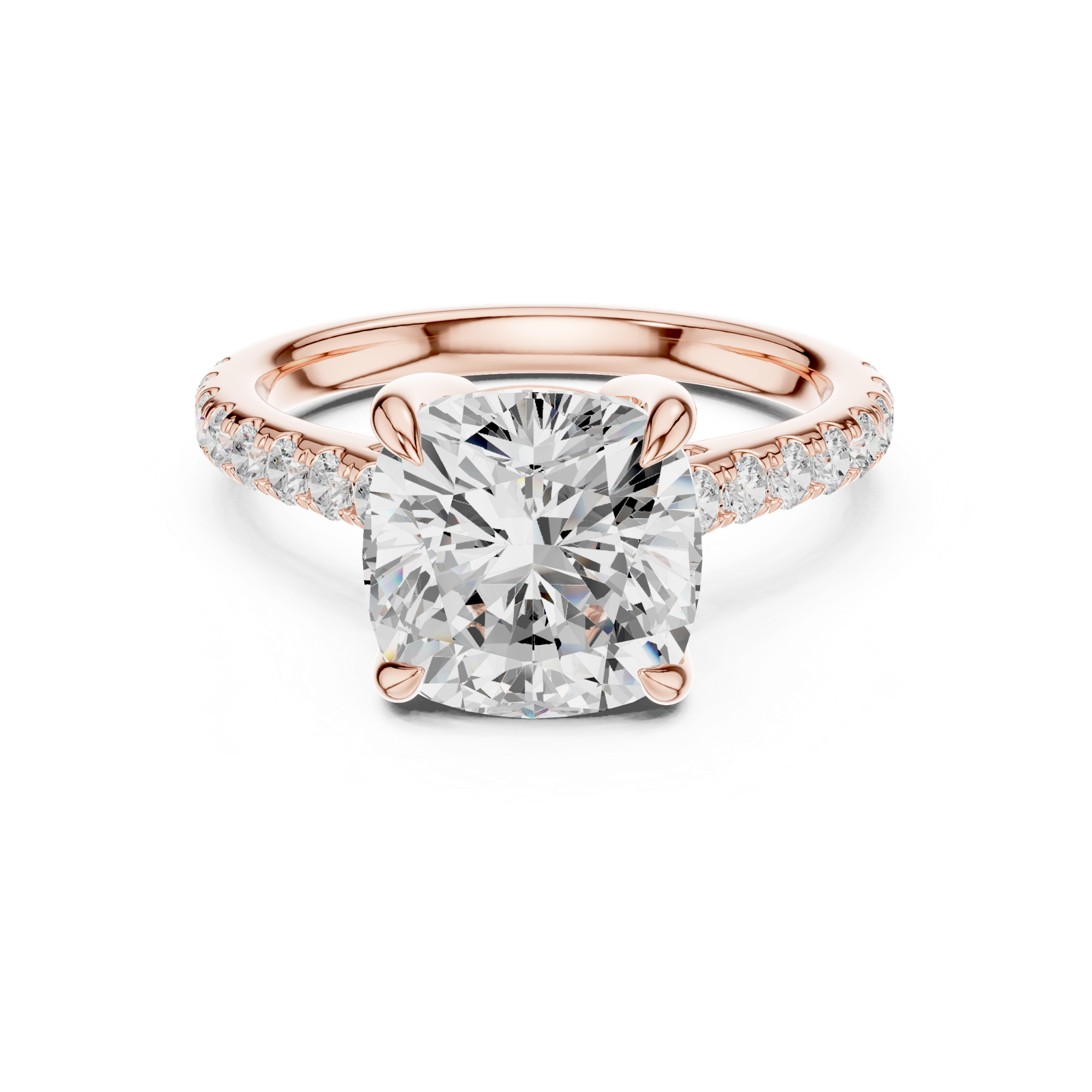 Gold Ring DDLR-1023, Rose Gold