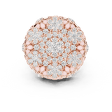 Gold Ring DDLR-767, Rose Gold, view 4
