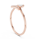 Gold Ring HLR-194, Rose Gold