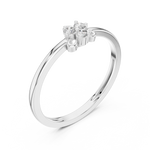 Gold Ring LR-01 (92), White Gold, view 2