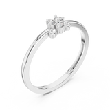 Gold Ring LR-01 (92), White Gold, view 2