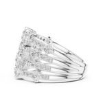 Gold Ring DDLR-866, White Gold, view 3