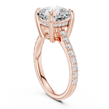 Gold Ring DDLR-1023, Rose Gold, view 1