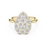 Gold Ring DDLR-784, Yellow Gold, view 4