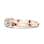 Gold Ring DDLR-1120, Rose Gold, view 3