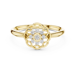Gold Ring 1 (420), Yellow Gold, view 4