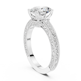 Gold Ring DDLR-893, White Gold, view 1