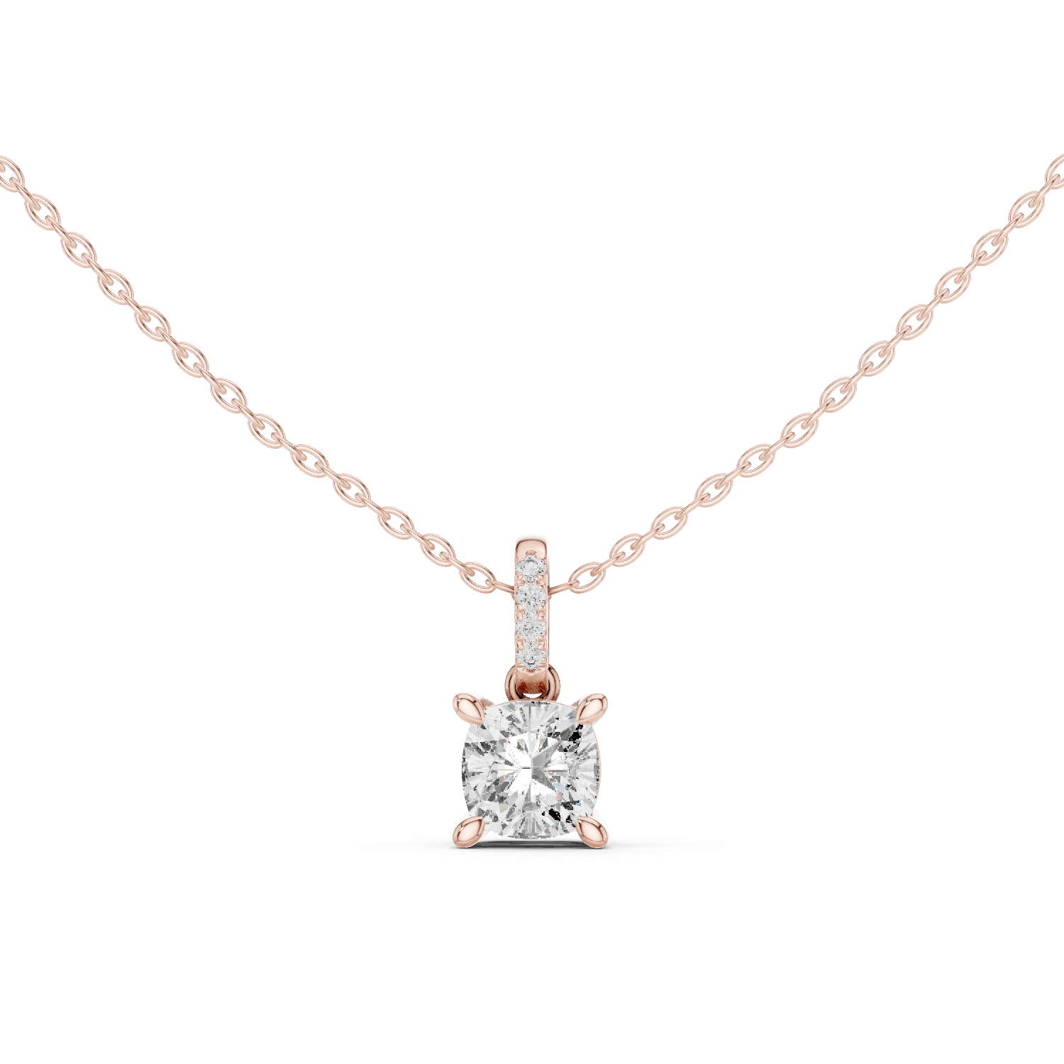 Gold Pendant GPD-0071, Rose Gold