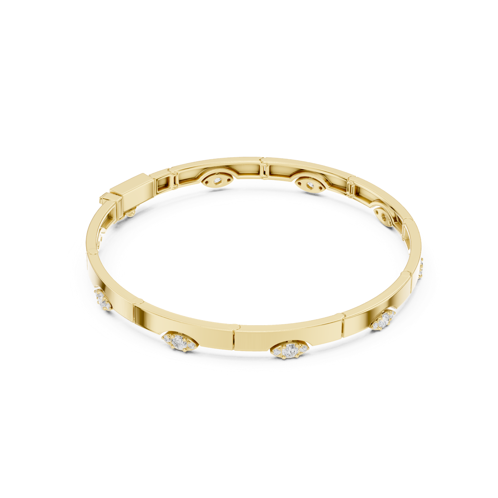 Gold Bracelet SBWB (20), Yellow Gold, view 1