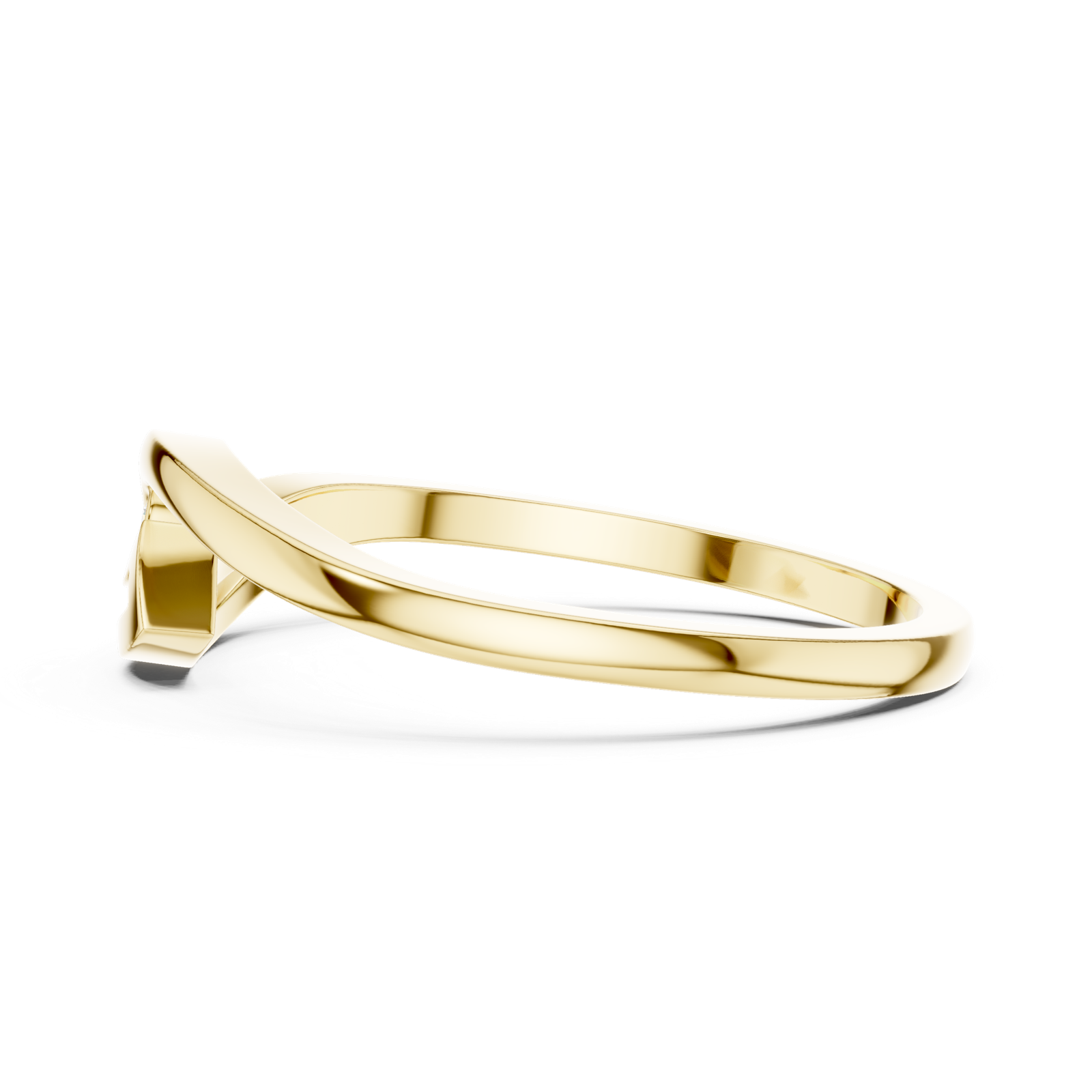 Gold Ring DDLR-811, Yellow Gold, view 3