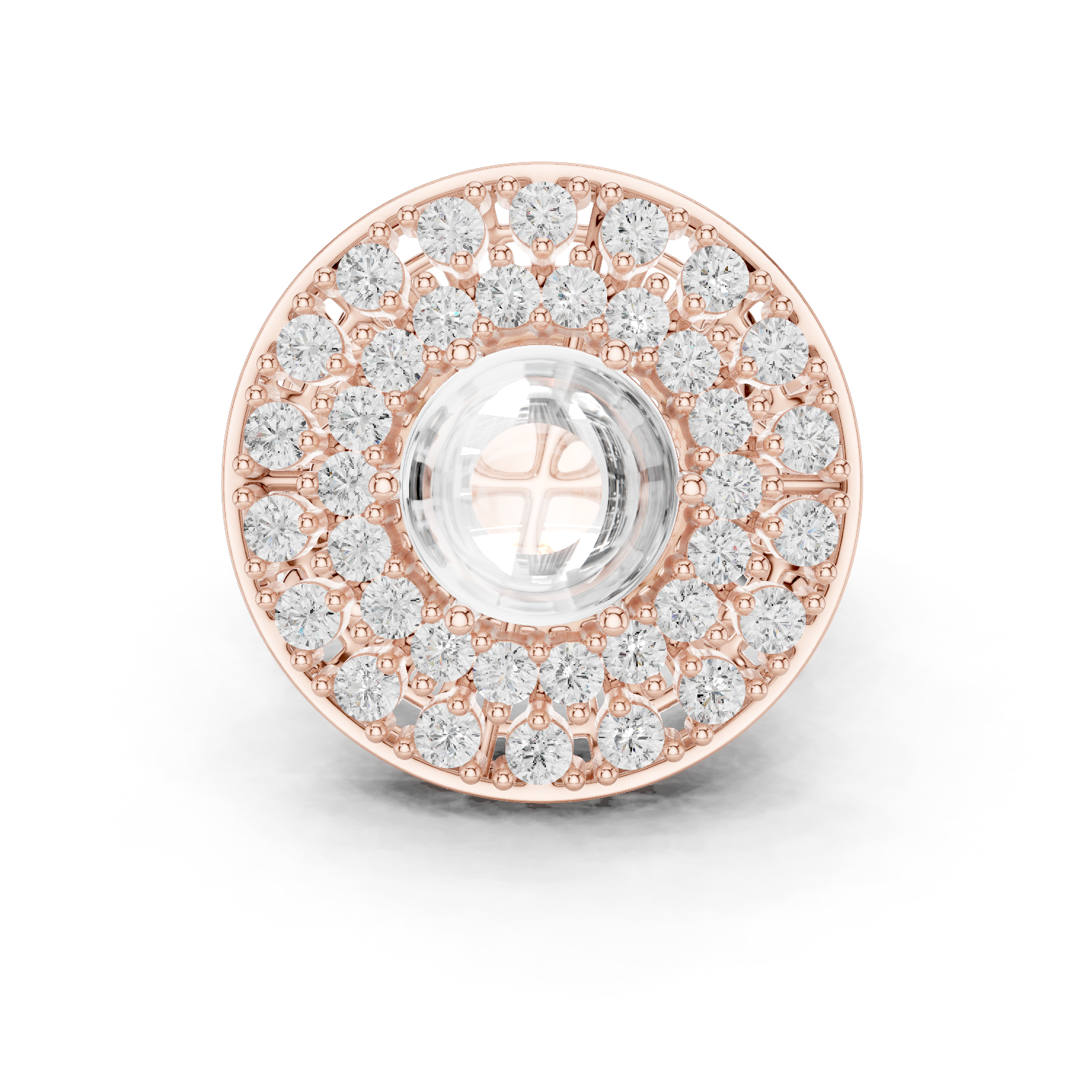 Gold Ring DDLR-748, Rose Gold