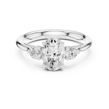 Gold Ring DDLR-727, White Gold, view 4