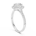 Gold Ring DDLR-792, White Gold, view 1