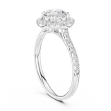 Gold Ring DDLR-792, White Gold, view 1