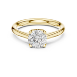 Gold Ring DDLR-563, Yellow Gold, view 4