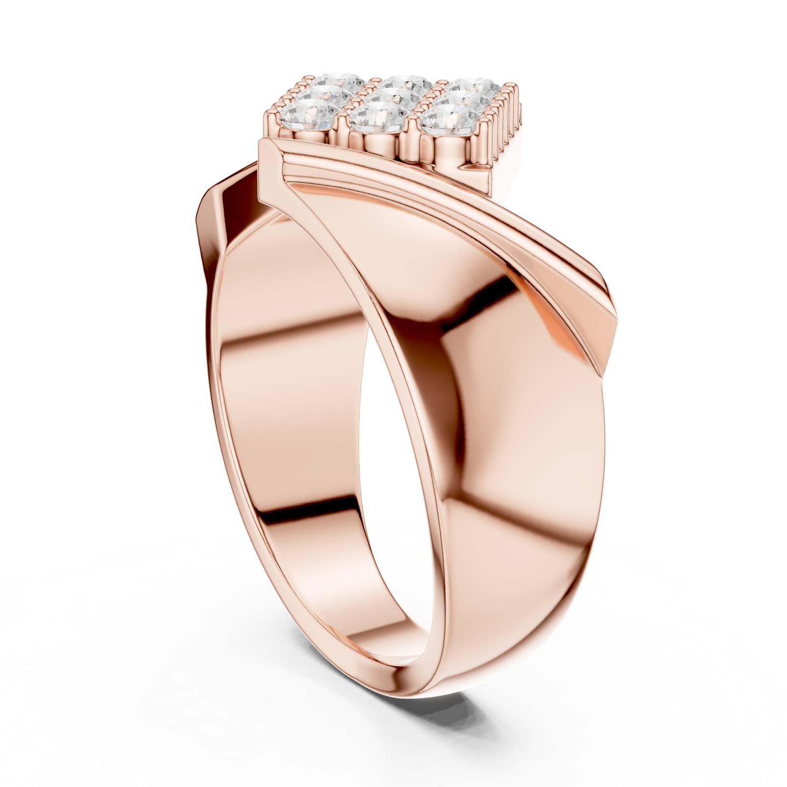Gold Ring SBMR(17), Rose Gold