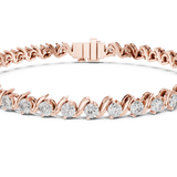 Gold Bracelet GLBR-0003, Rose Gold, view 4