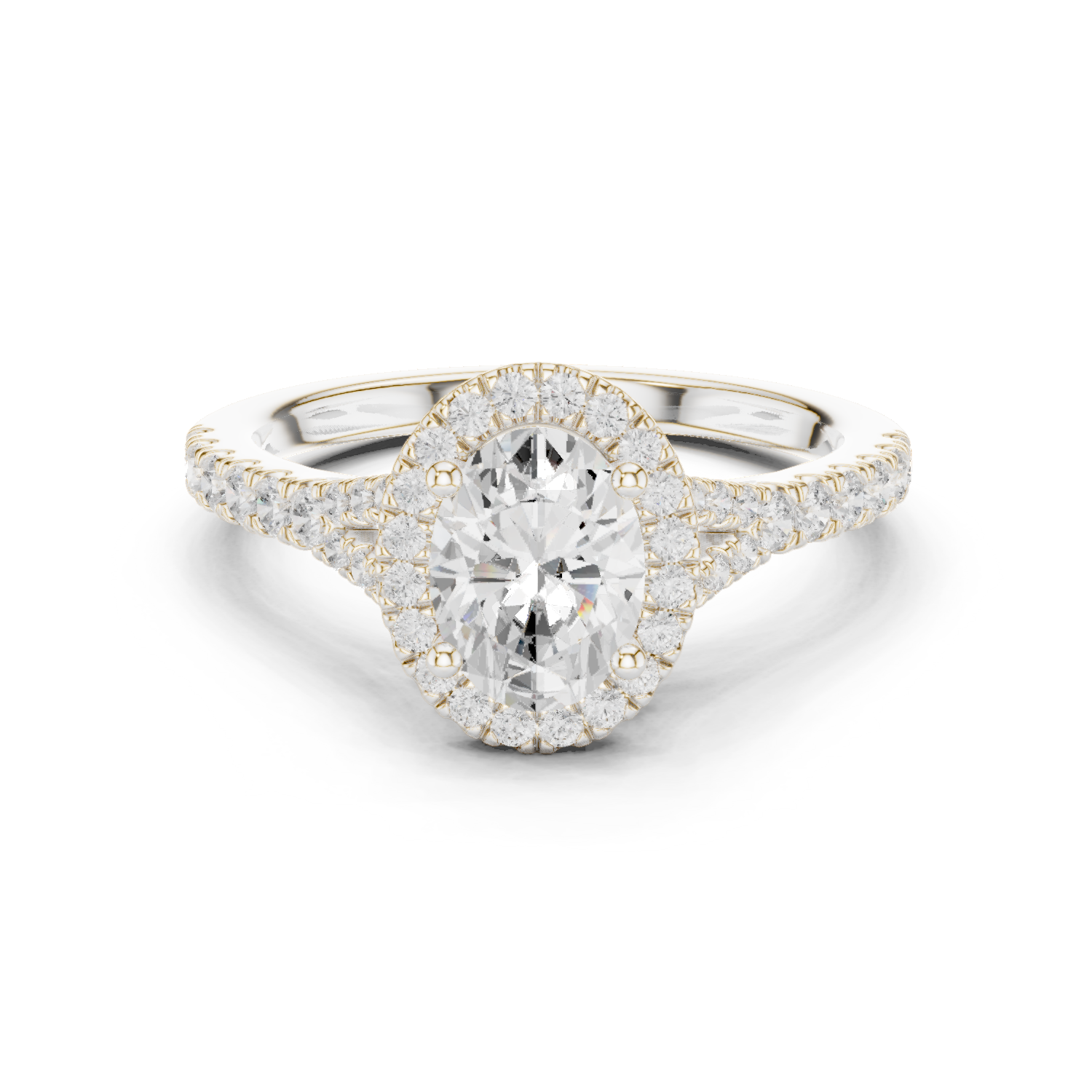 Gold Ring DDLR-910, White Gold